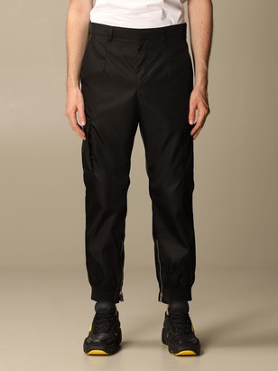 Prada Cargo Pants In Nylon Gabardine - ShopStyle
