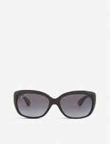 Thumbnail for your product : Ray-Ban Rb4101 Jackie rectangle-frame sunglasses