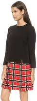 Thumbnail for your product : Marc by Marc Jacobs Toto Plaid Crepe Dress