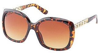 Charlotte Russe Square Tortoise Shell Sunglasses