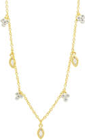 Thumbnail for your product : Freida Rothman 14k Cubic Zirconia Bloom & Petal Necklace, 40"
