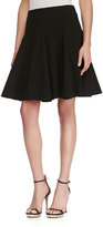 Thumbnail for your product : Halston Circle Ponte Godet Skirt, Black