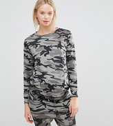 Thumbnail for your product : New Look Maternity Camoflage Jumper