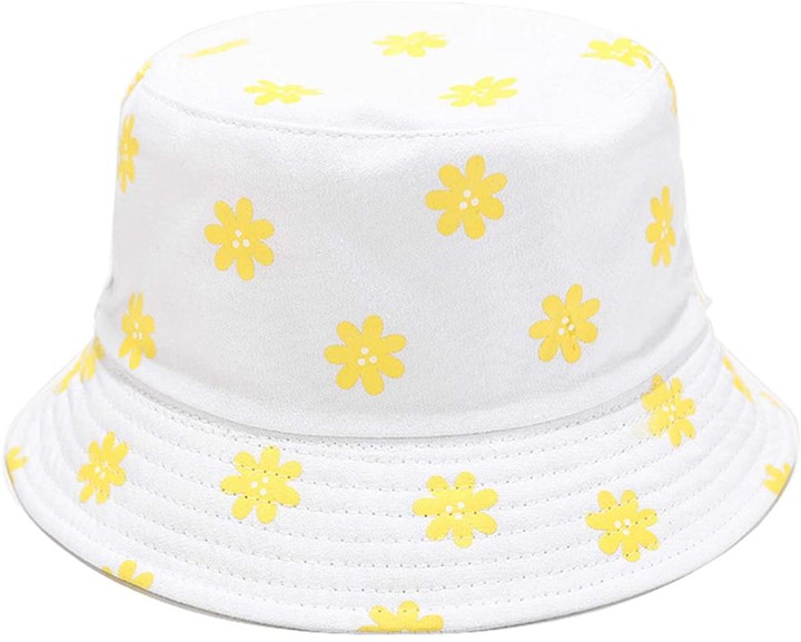 Mashiaoyi Unisex Print Double-Side-Wear Reversible Bucket Hat 