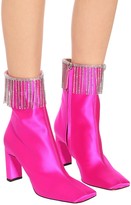 Thumbnail for your product : Wandler Isa embellished satin ankle boots