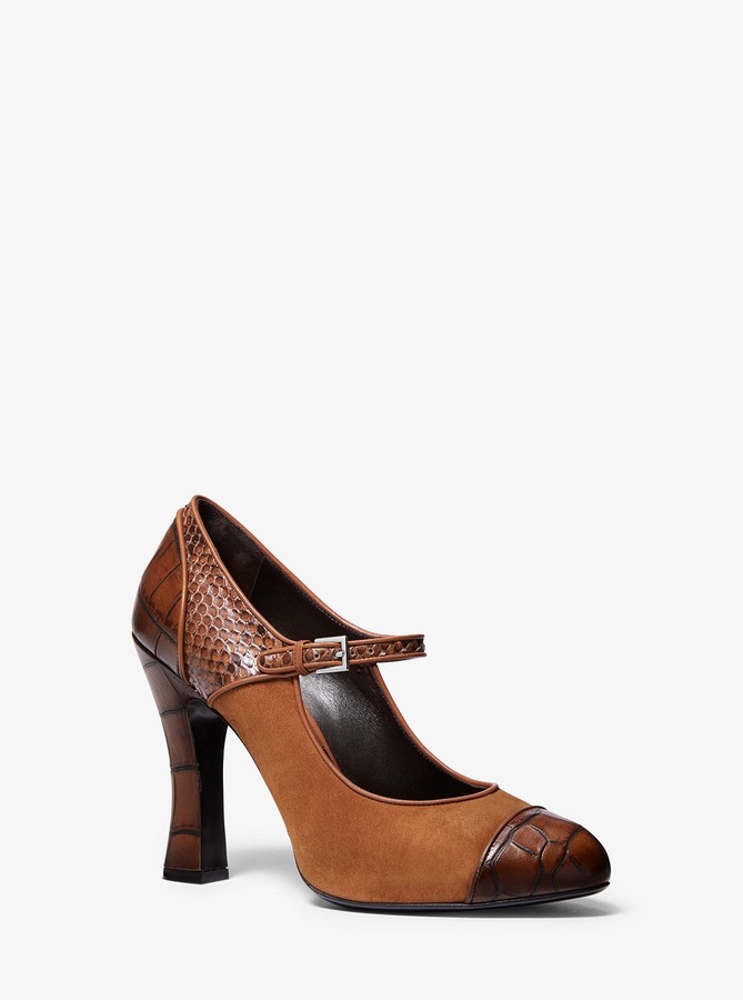 michael kors alba kitten heels