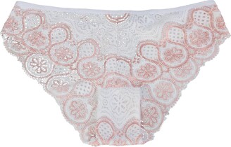 Lace Underwear For Womens Cotton Bikini Panties Soft Hipster Panty Ladies  Stretch Sexy Briefs Womens Bikini (Pink, XS) at  Women's Clothing  store