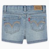 Thumbnail for your product : Levi's Toddler Girls (2T-4T) Embroidery Shorty Short
