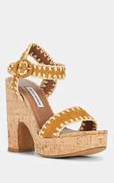 Thumbnail for your product : Tabitha Simmons Women's Elena Whip Suede Cork Platform Sandals - Lugksunatr