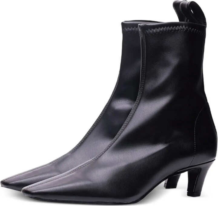 Poche Paris Square-Toe Ankle Boots