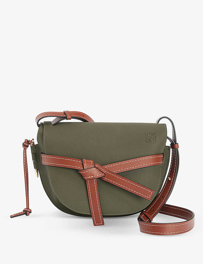 Loewe Gate small leather crossbody bag ShopStyle Clutches
