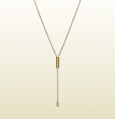 Thumbnail for your product : Gucci Diamantissima Lariat Necklace