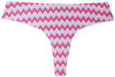 Thumbnail for your product : Wet Seal Printed Laser Cut Thong