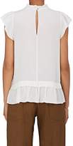 Thumbnail for your product : Ulla Johnson Women's Lois Embellished Silk Peplum Top