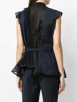 Thumbnail for your product : Sacai panelled top