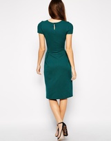 Thumbnail for your product : Love Textured Midi Dress with Pleat Detail