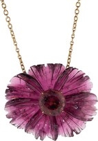 Thumbnail for your product : Irene Neuwirth 18kt rose gold One-Of-A-Kind Tropical Flower tourmaline necklace