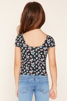 Thumbnail for your product : Forever 21 FOREVER 21+ Girls Floral Top (Kids)