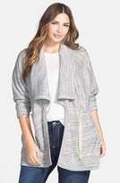 Thumbnail for your product : Caslon Shawl Collar Knit Jacket (Plus Size)