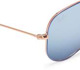 Thumbnail for your product : Ray-Ban 'RJ9506S' metal aviator junior mirror sunglasses