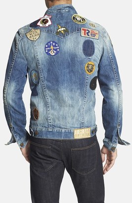 True Religion 'Jimmy' Patchwork Denim Jacket