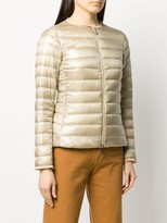 Thumbnail for your product : Herno Collarless Quilted-Down Jacket