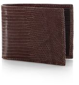 Thumbnail for your product : Saks Fifth Avenue Lizard Billfold Wallet