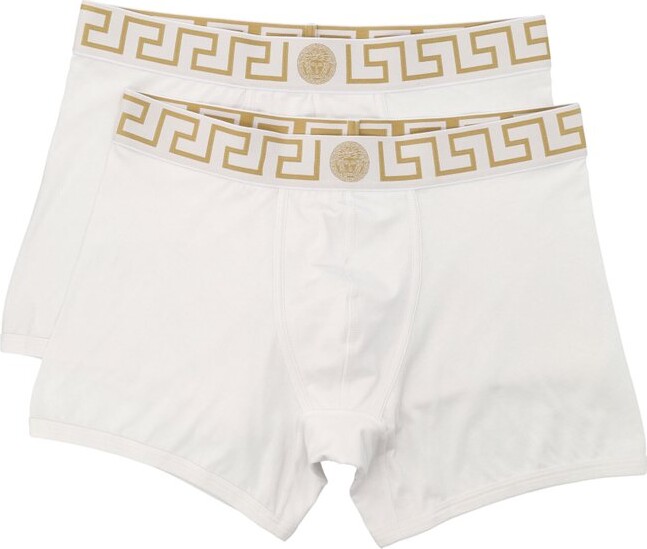 Versace Two-Pack Logo-Waistband Boxers