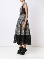 Thumbnail for your product : Sophie Theallet flared mix pattern dress