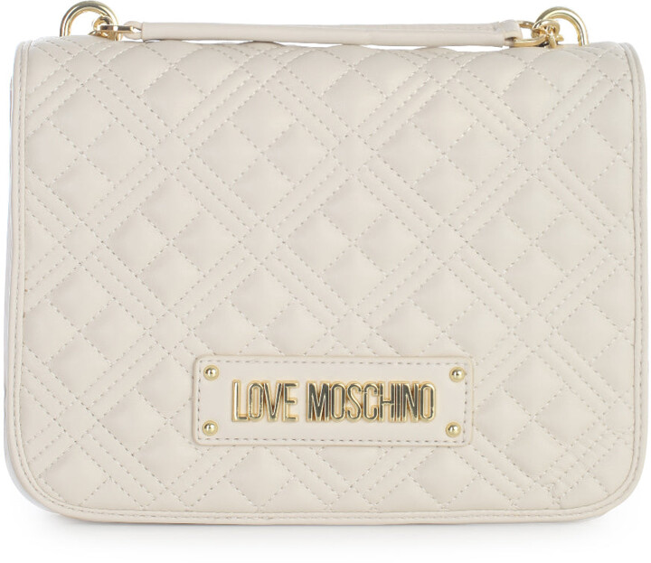 love moschino borsa quilted nappa pu nero