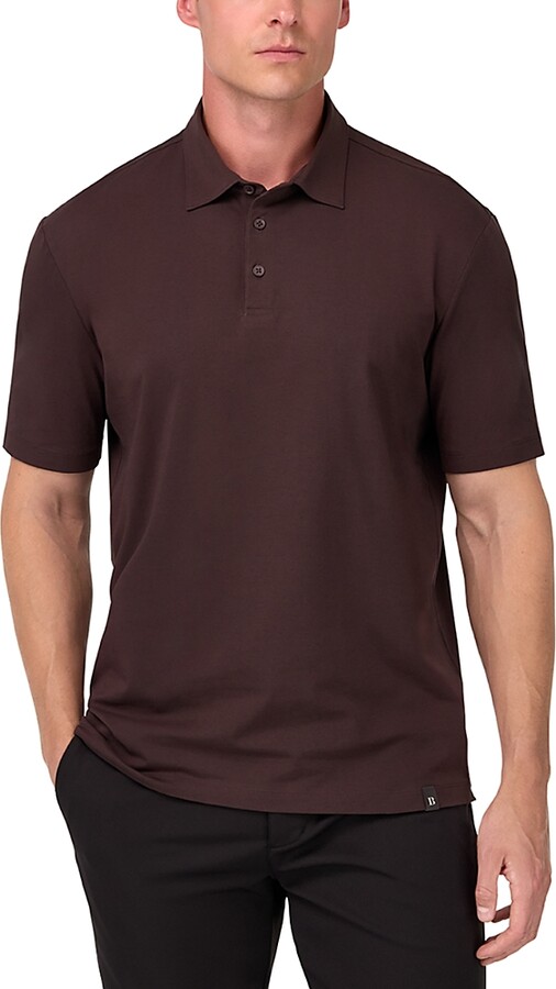 Boggi Milano Polo Shirt In Stretch Supima Cotton