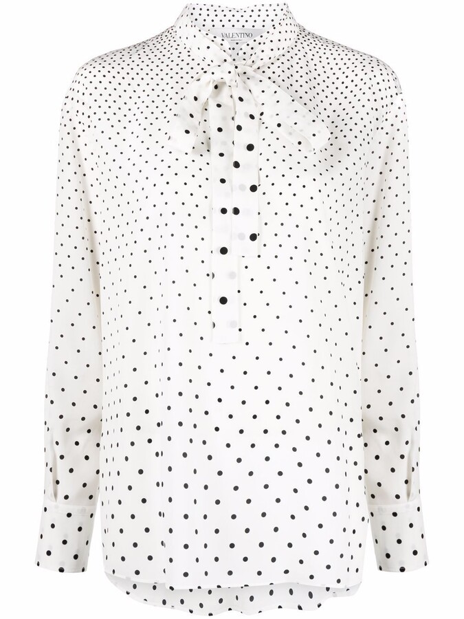 Silk Polka Dot Blouse | Shop the world's largest collection of 