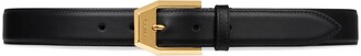 Gucci Leather belt with squared buckle