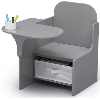 Mysize Desk Chair With Storage - Grey