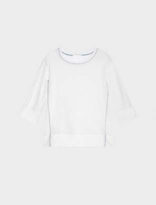 DKNY Pure Elbow Sleeve Crew Neck Pullover