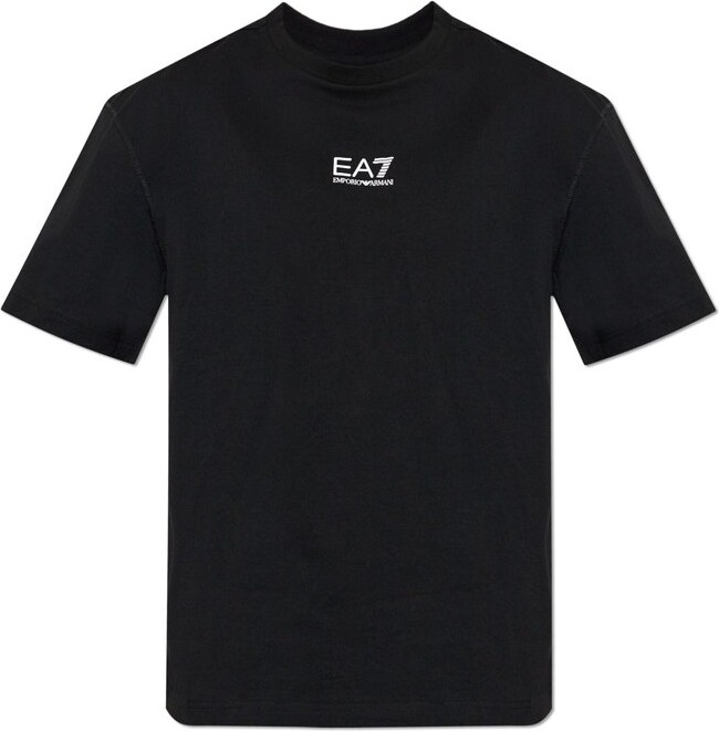 EA7 Emporio Armani Logo-Printed Crewneck T-Shirt