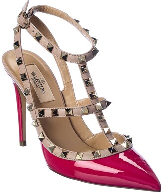 valentino rockstud red heels