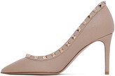 Thumbnail for your product : Valentino Garavani Pink Rockstud 85 Heels