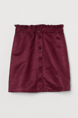 H&M Paper bag skirt