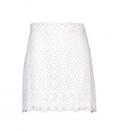 Thumbnail for your product : Vanessa Bruno Embroidered Cotton And Silk Organza Skirt