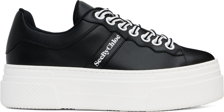 See by Chloe Black Essie Sneakers