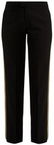Thumbnail for your product : Wales Bonner Mid-rise Tailored Wool-blend Trousers - Black Multi