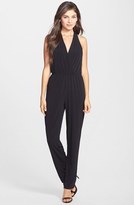 Thumbnail for your product : Jessica Simpson Surplice Jersey Jumpsuit