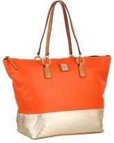 Thumbnail for your product : Dooney & Bourke Lambskin Color Blocks O-Ring Shopper