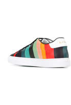 Thumbnail for your product : Paul Smith rainbow stripe sneakers