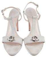 Thumbnail for your product : Christian Dior Embossed Logo Sandals