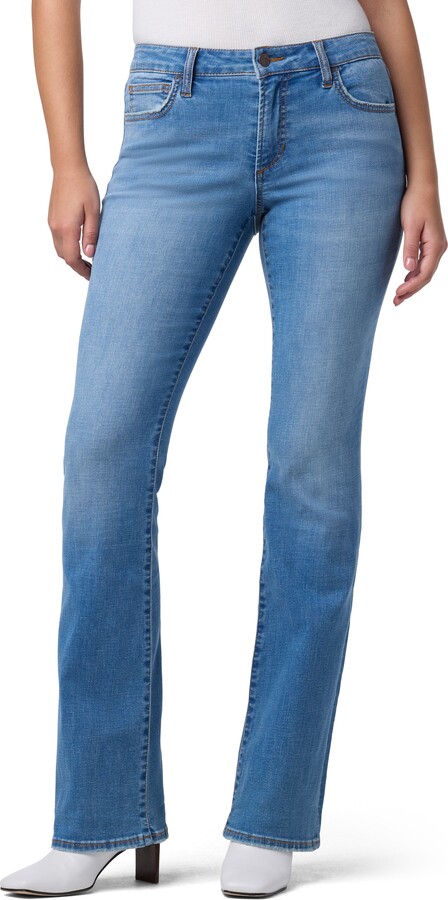 High Waist Curvy Bootcut Jeans