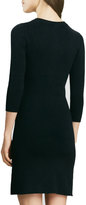 Thumbnail for your product : Phoebe Animal-Print Raglan-Sleeve Knit Dress