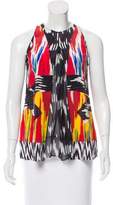 Thumbnail for your product : Altuzarra Ikat Printed Silk Top w/ Tags