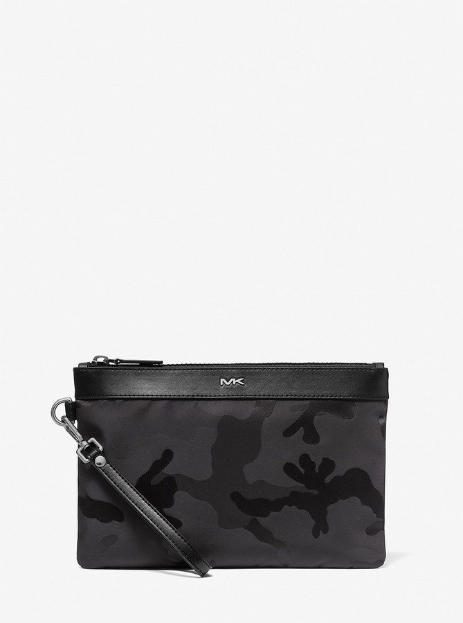 kent floral nylon jacquard backpack